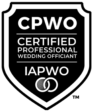 CPWO Certified Professional Wedding Officiant Credential Badge