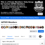 IAPWO Facebook Group